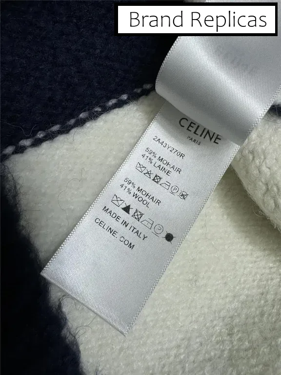 Celine Chunky Mohair Wool Sweater